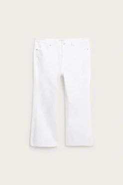 Cropped flare jeans high waist