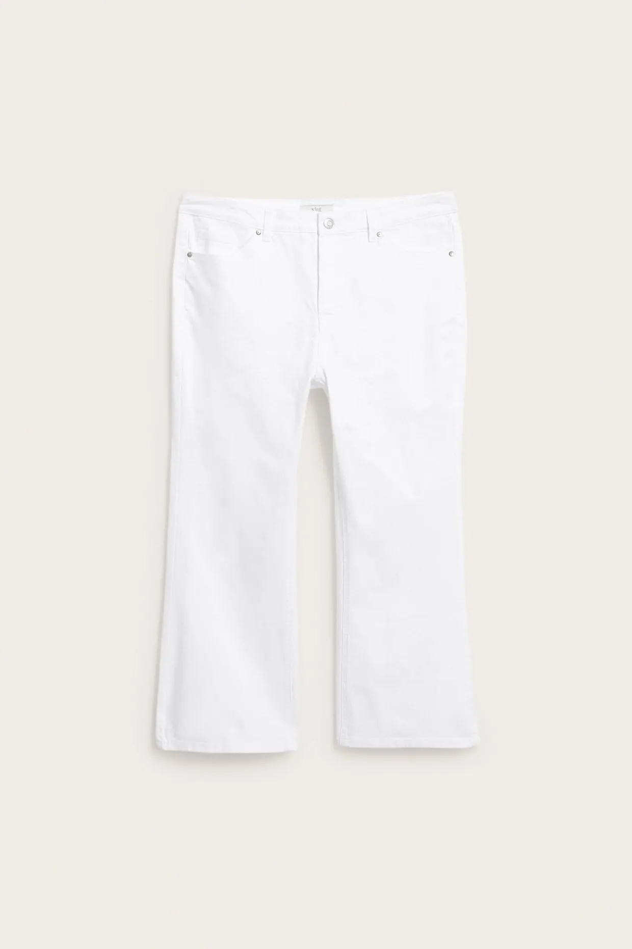 Cropped flare jeans high waist