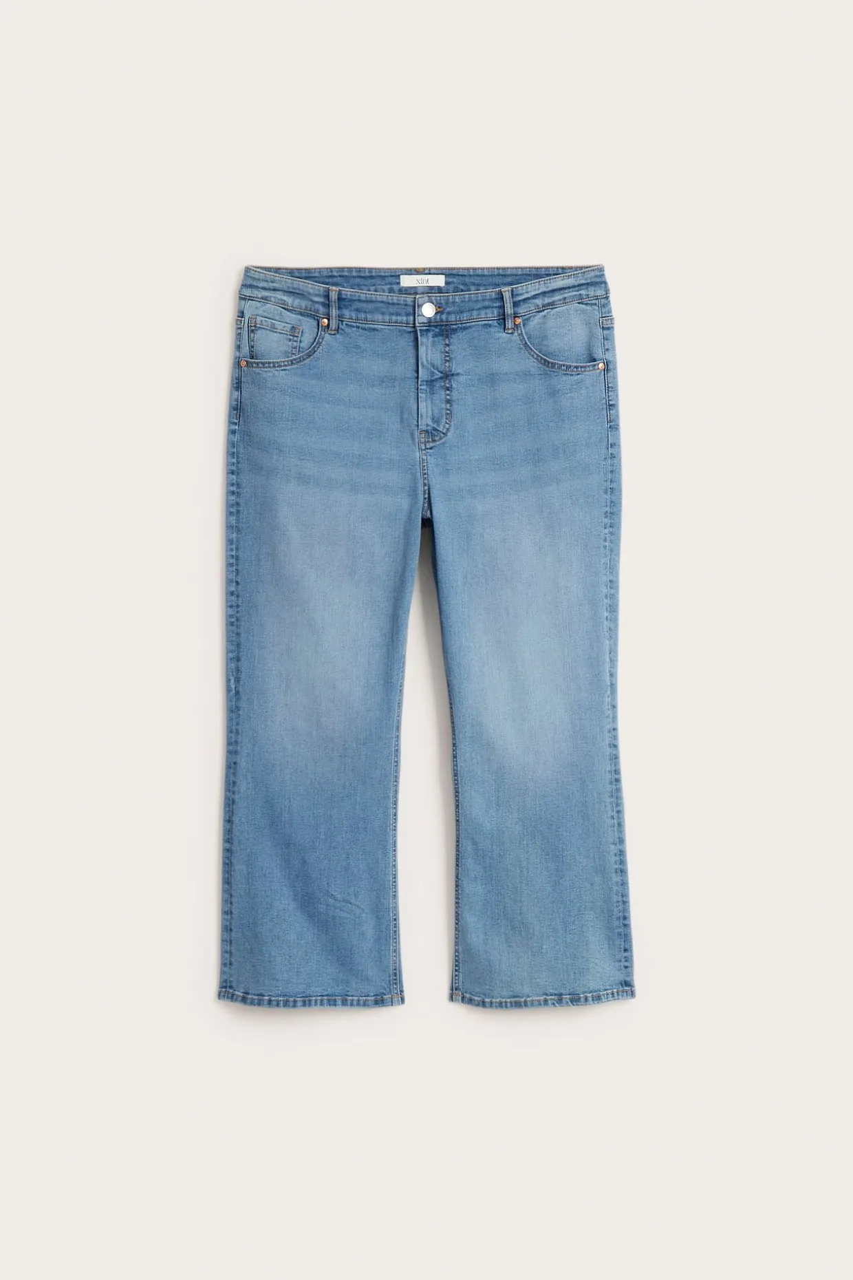 Cropped flare jeans high waist