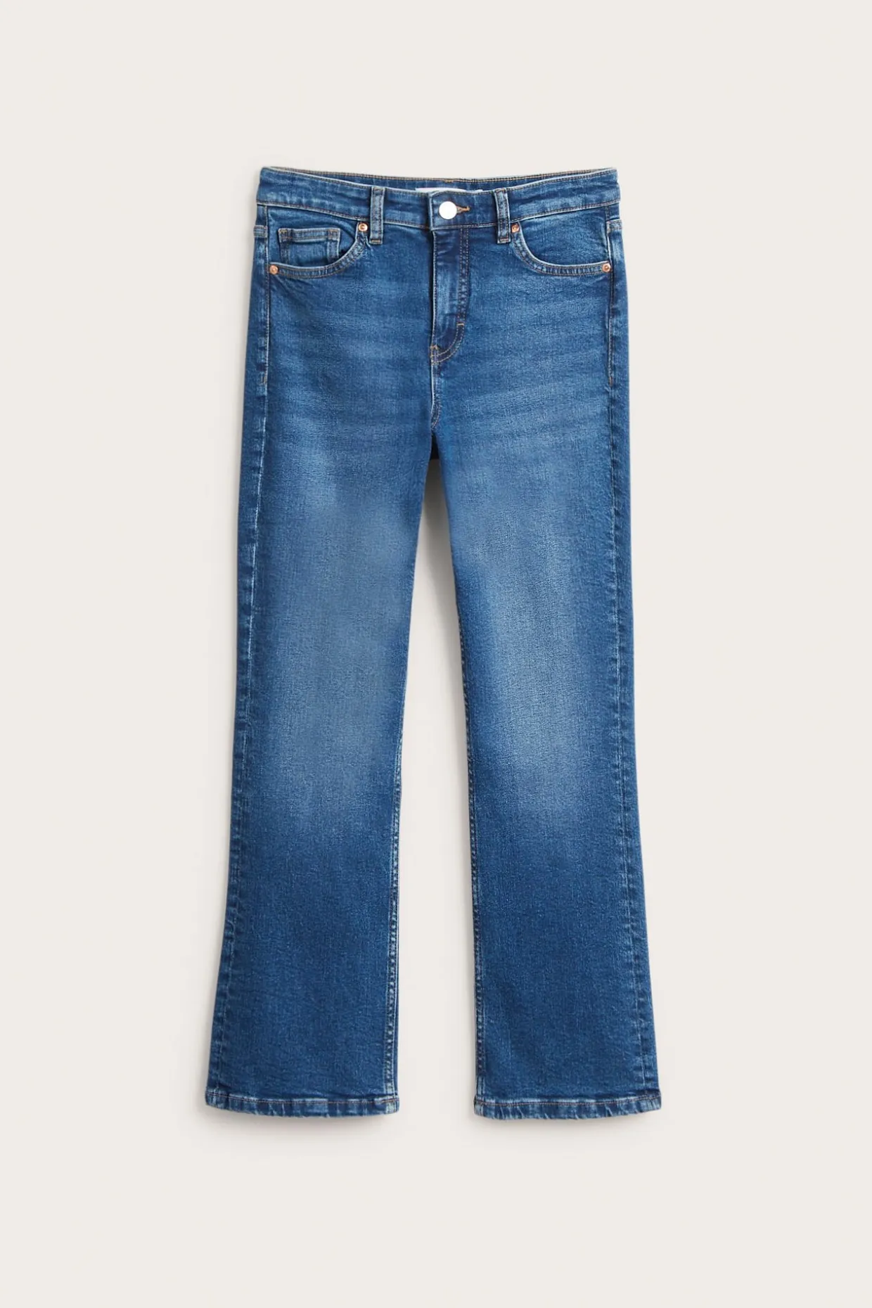 Cropped flare jeans regular waist