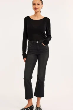 Cropped flare jeans regular waist
