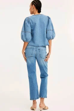 Cropped flare jeans regular waist