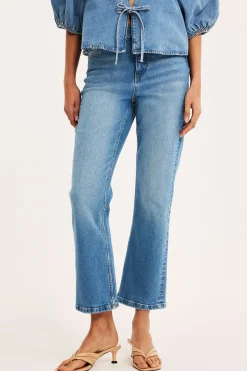 Cropped flare jeans regular waist