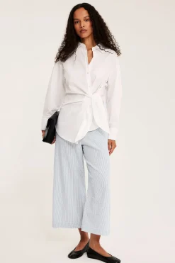 Culottes i seersucker