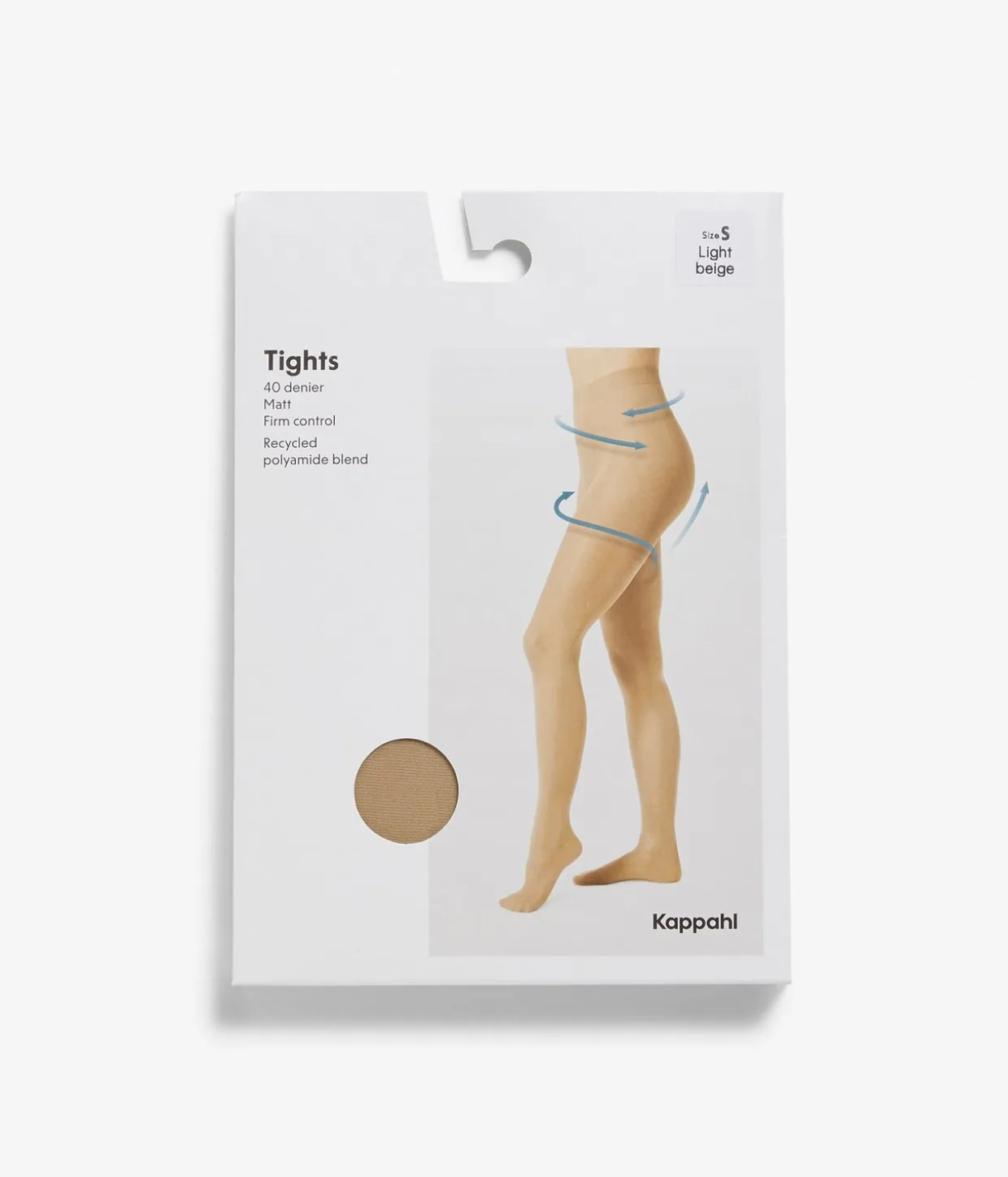 40 den firm shape control top strømpebukse