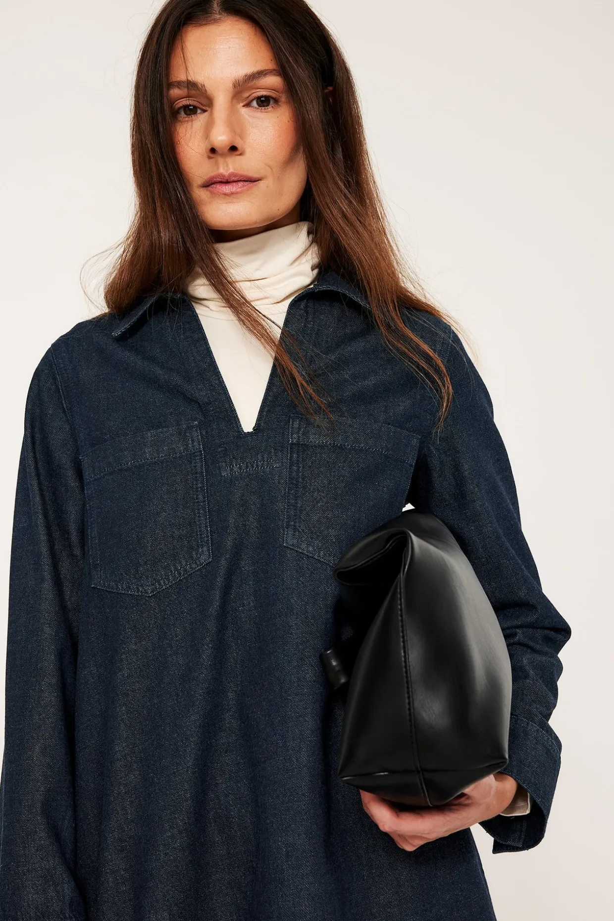 Denimkjole med lommer