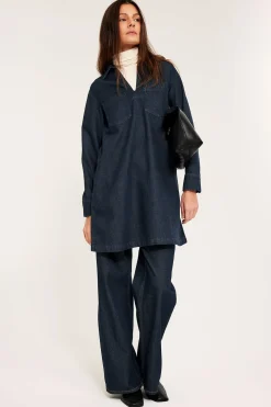 Denimkjole med lommer