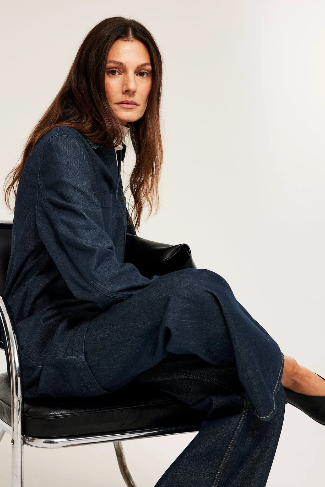 Denimkjole med lommer