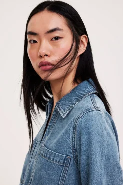 Denimkjole med lommer