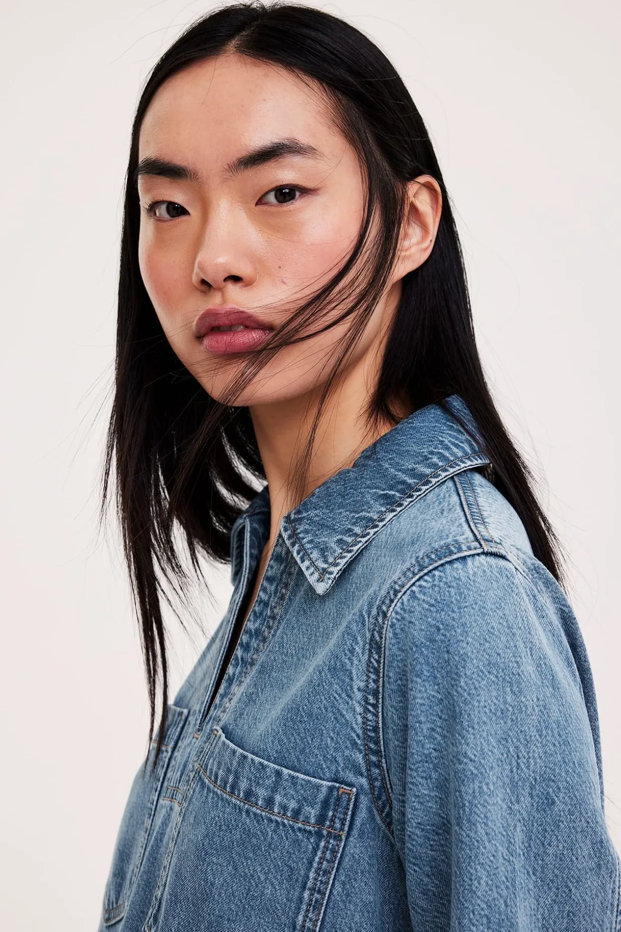 Denimkjole med lommer
