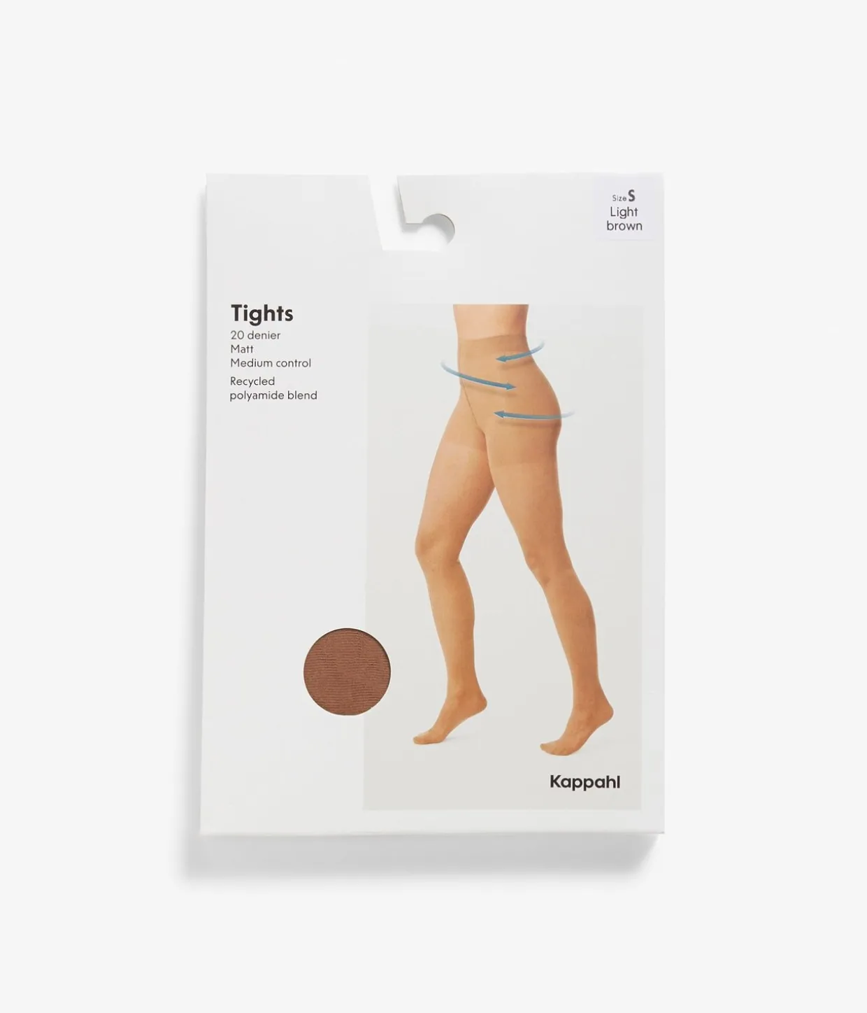 20 den medium control top strømpebukse