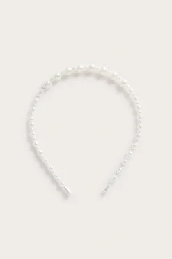 Diadem med perler