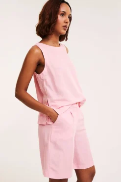 Dress-shorts i linblanding