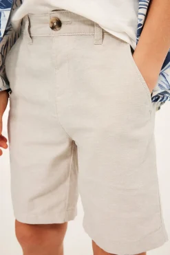 Dress-shorts i linblanding