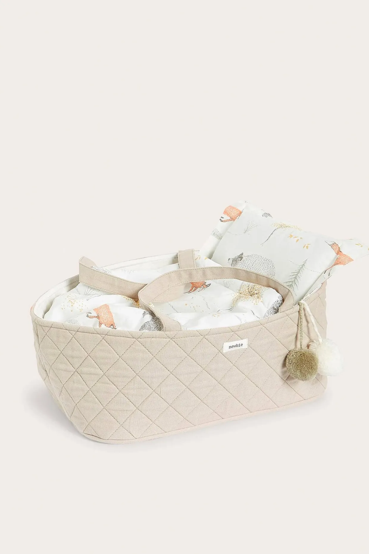 Dukkekurv | Lys beige | Baby | Newbie