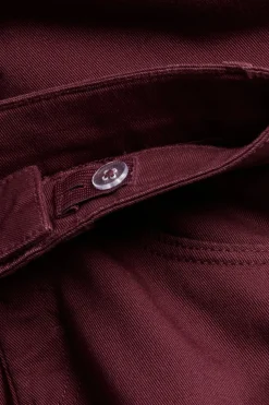 Fargede twill-jeans i bootcut-modell