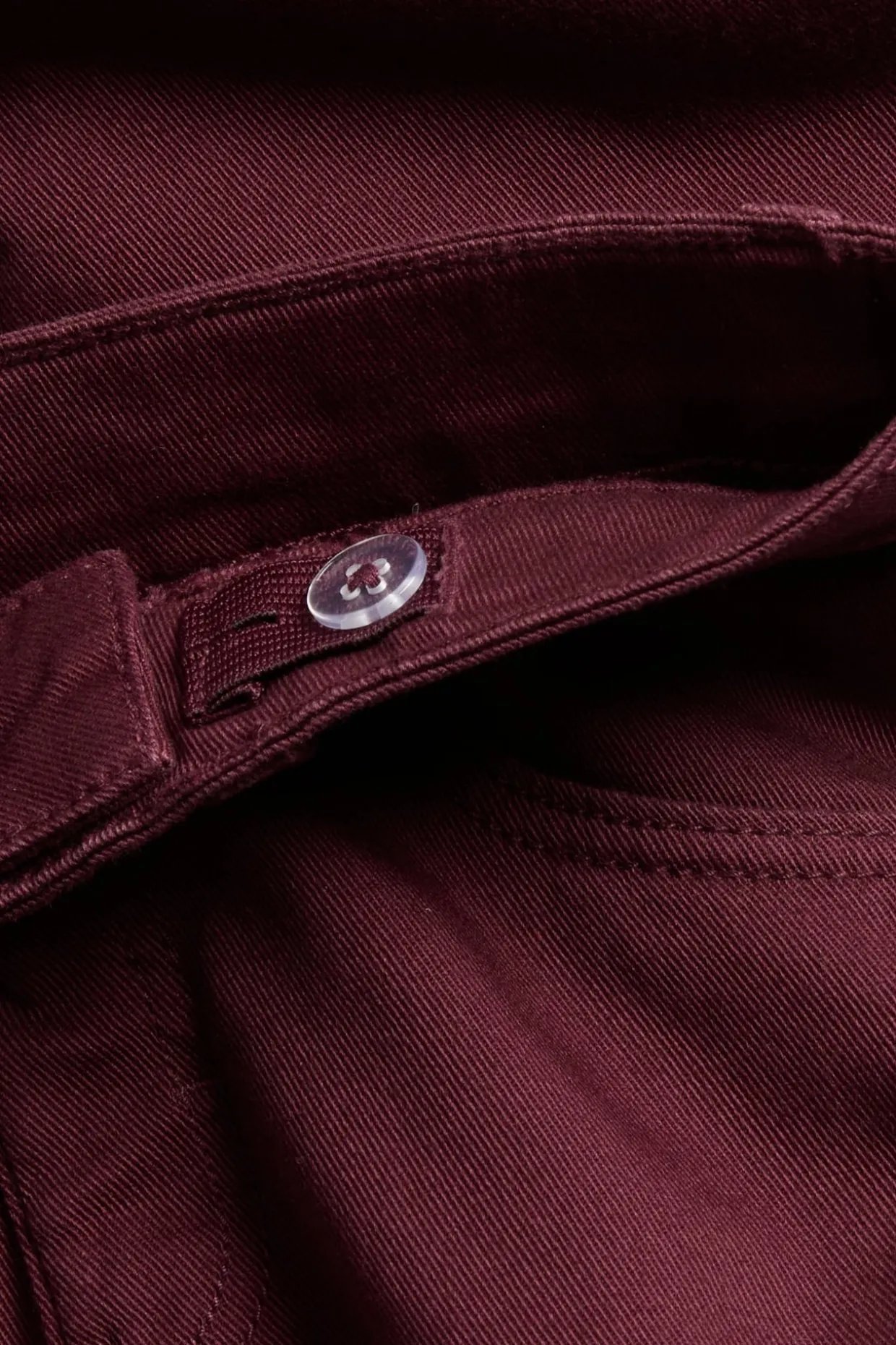 Fargede twill-jeans i bootcut-modell