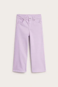 Fargede vide twilljeans