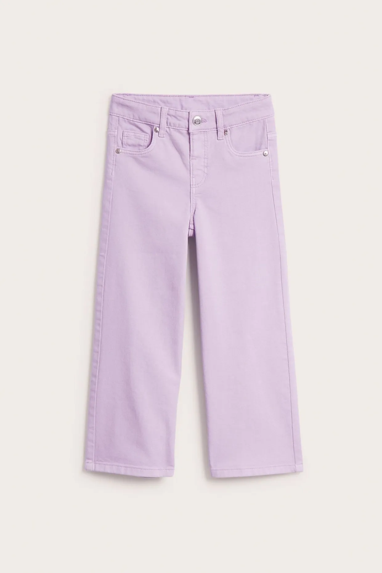 Fargede vide twilljeans