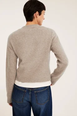 Finstrikket cardigan