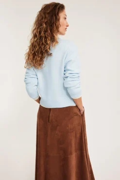 Finstrikket cardigan