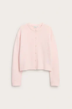 Finstrikket cardigan