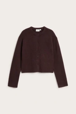 Finstrikket cardigan