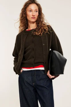 Finstrikket cardigan