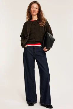 Finstrikket cardigan