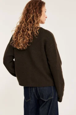 Finstrikket cardigan