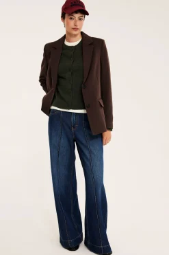 Finstrikket cardigan