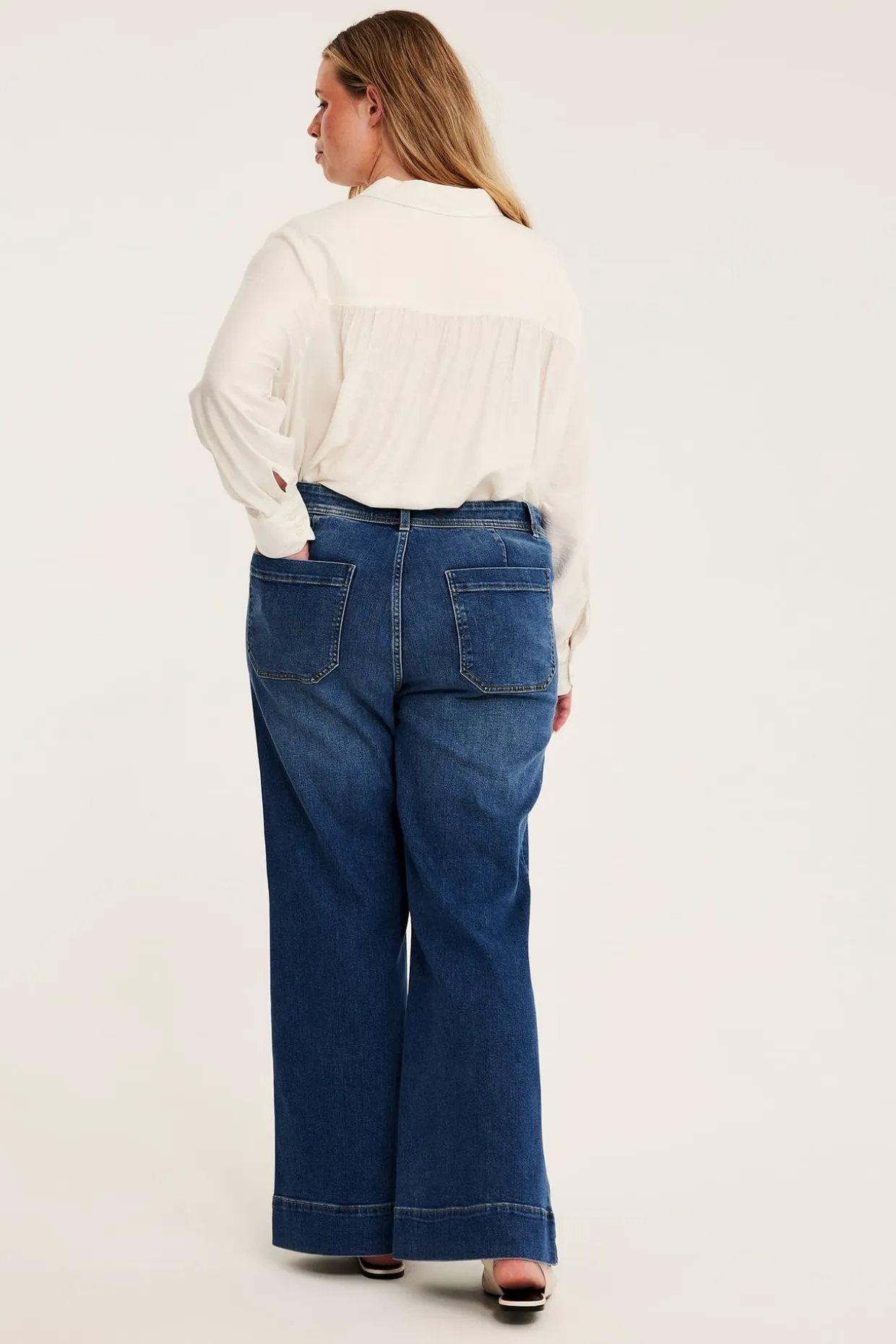 Flare jeans high waist