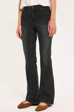 Flare jeans low waist