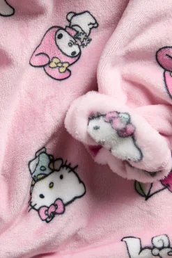 Fleece-hettegenser med Hello Kitty