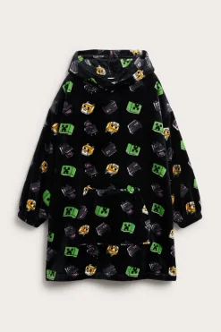 Fleece-hettegenser med Minecraft