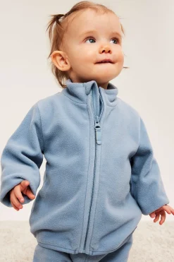 Fleecejakke til baby