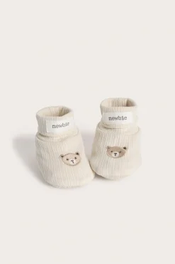 Fluffy tøfler med bamser