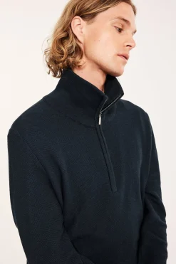 Genser med half-zip