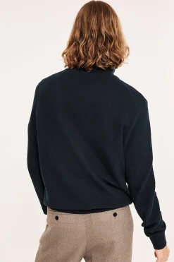 Genser med half-zip