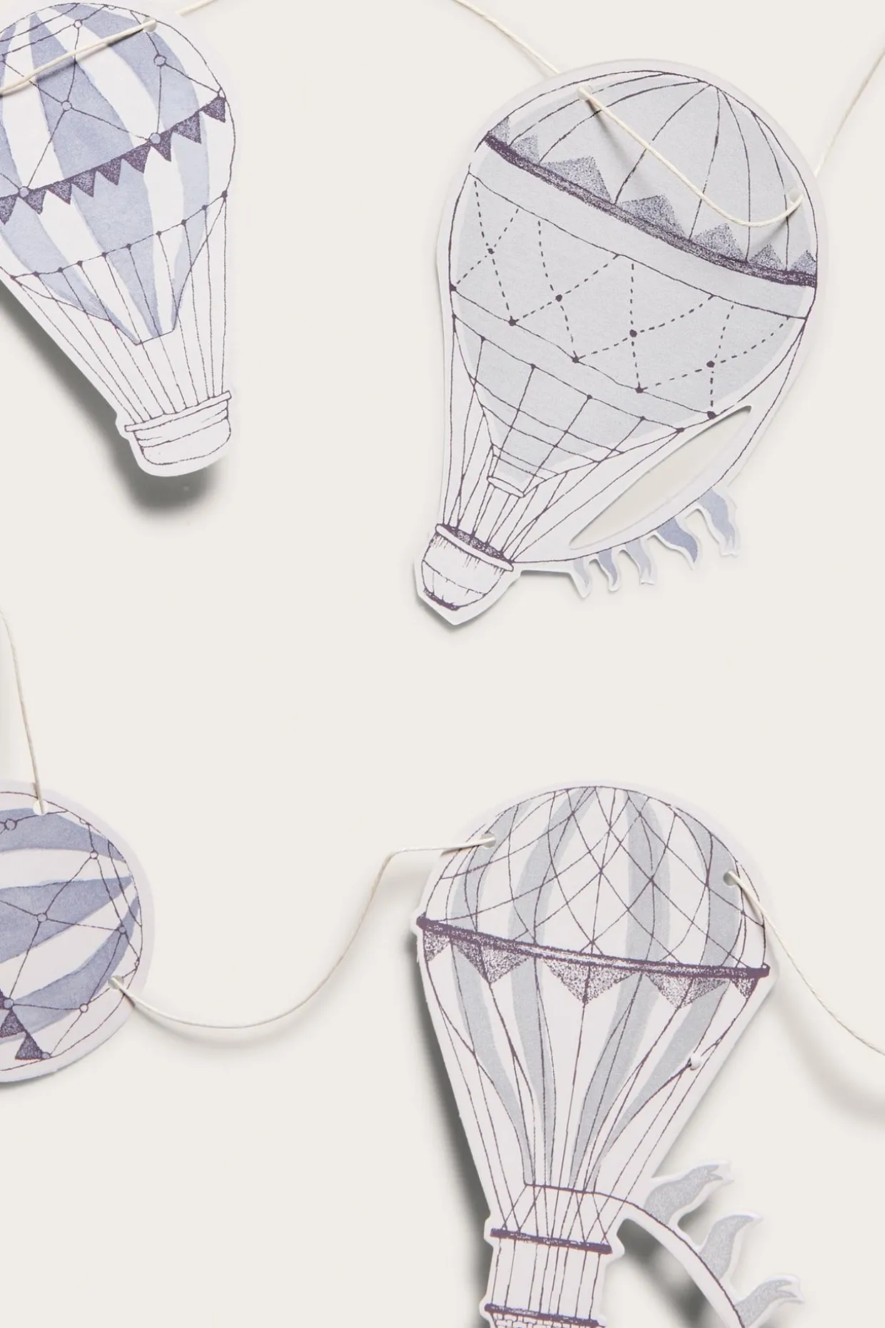 Girlander luftballonger | Offwhite | Baby | Newbie