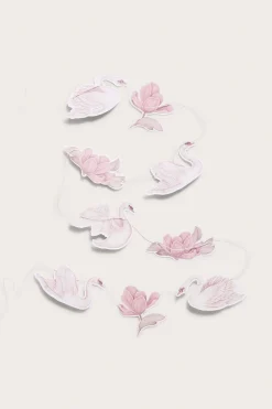 Girlander svaner og blomster | Offwhite | Baby | Newbie