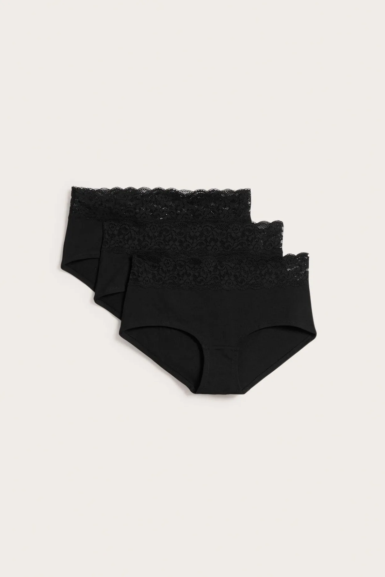 Hipstertruse 3-pk i bomull