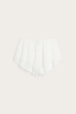 Hjertemønstrede shorts i mesh