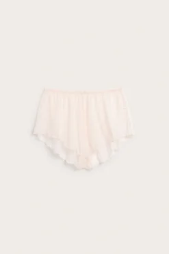 Hjertemønstrede shorts i mesh
