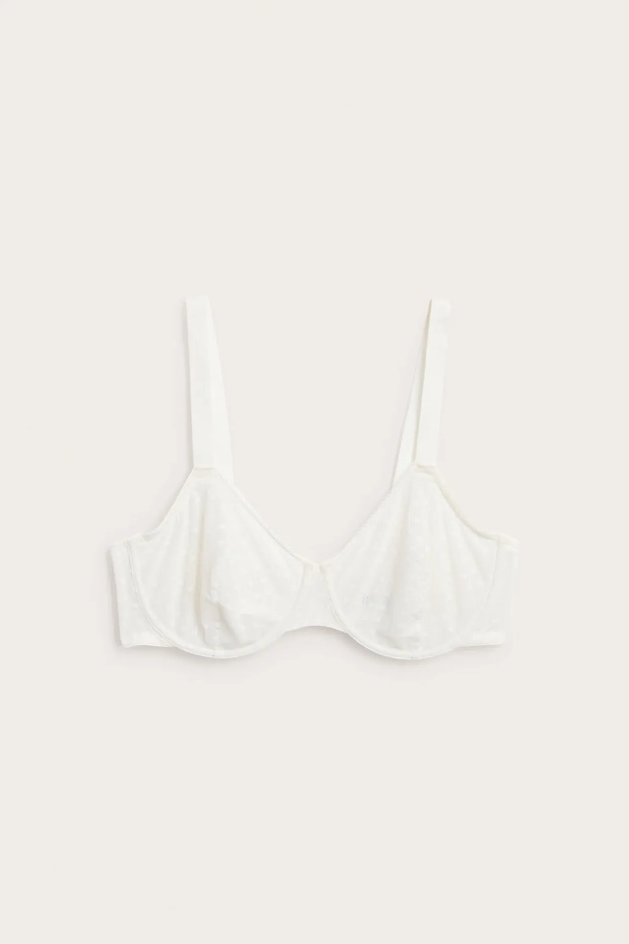Hjertemønstret bøyle-BH