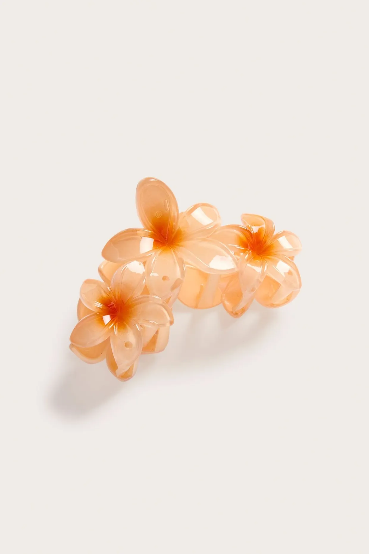 Hårspenne med blomster