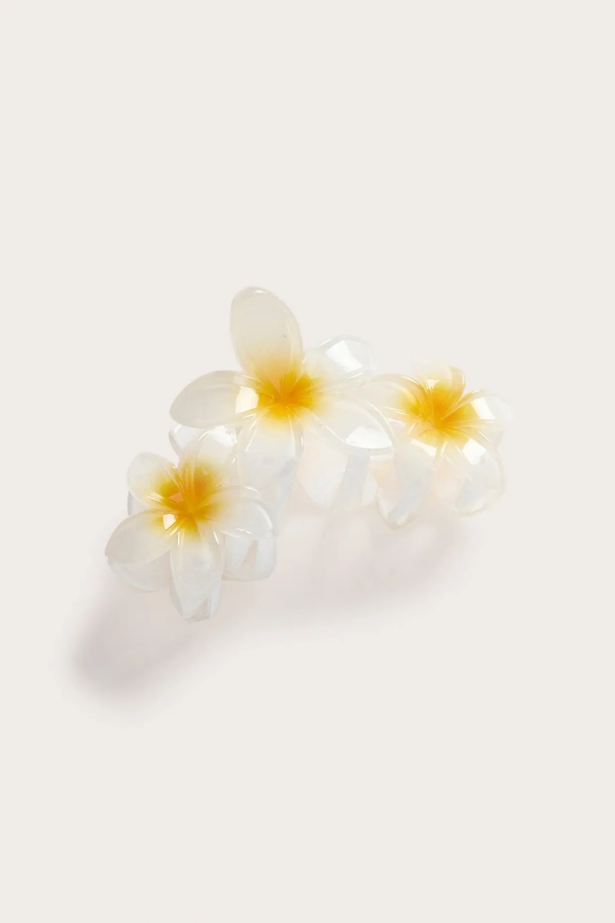 Hårspenne med blomster