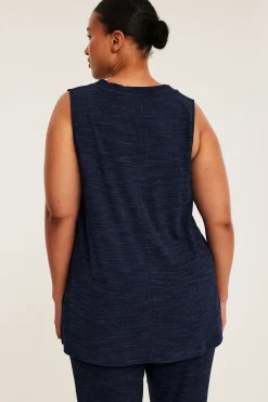 Jacquardstrikket singlet