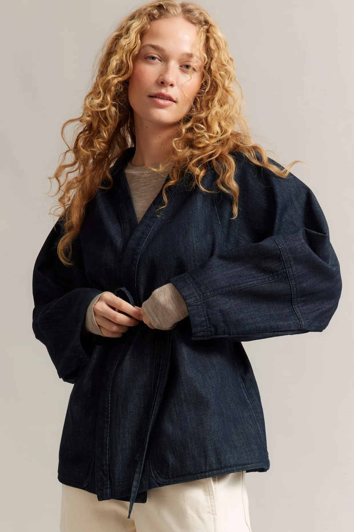 Jakke i denim