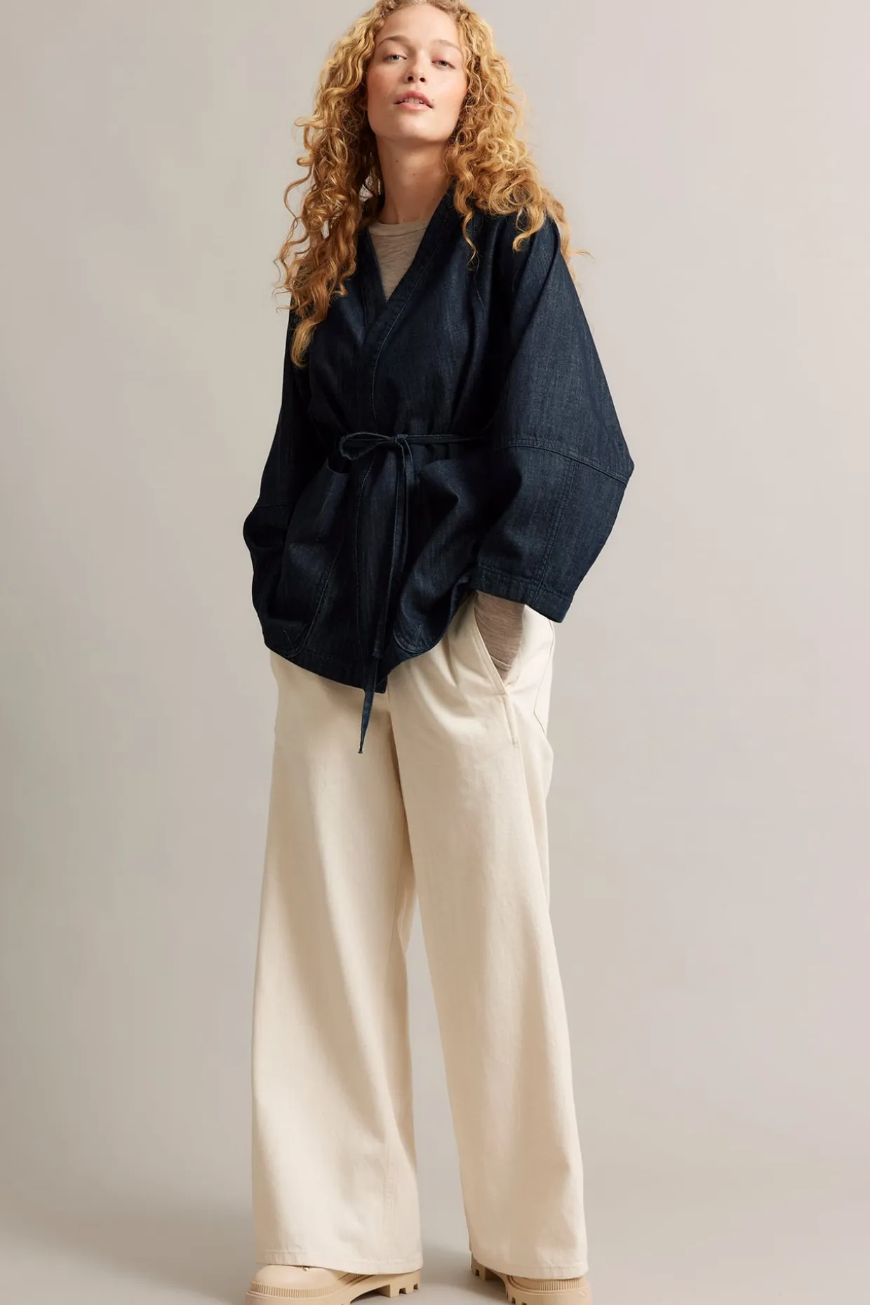 Jakke i denim